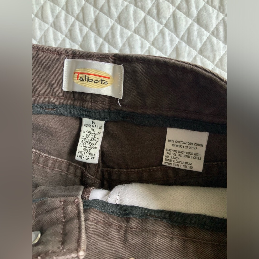 Brown Talbots Jeans size 6 - Picture 4 of 6
